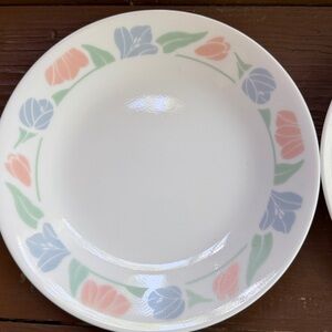 Corelle Friendship Salad Bread Plates Set of 4